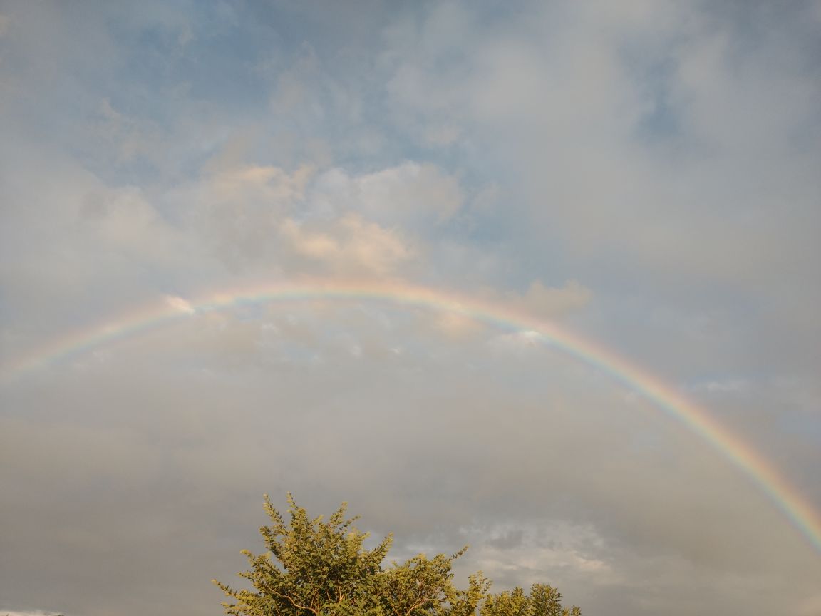 Un arco iris sobre Paraná.