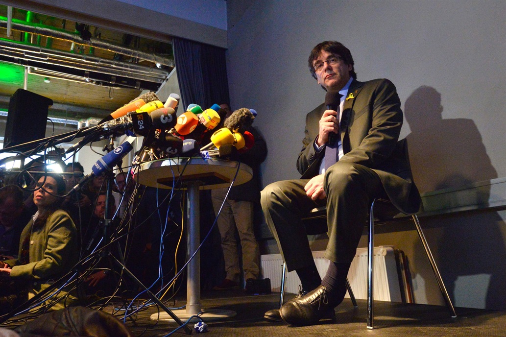 El expresidente de la Generalitat de Cataluña, Carles Puigdemont.