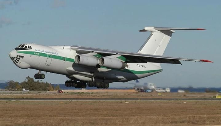 Se trata de un Ilyushin II-76 que cayó en Boufarik.