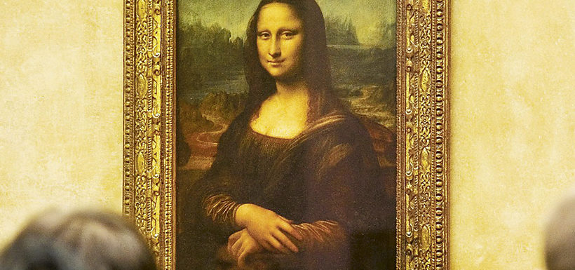 La famosa Mona Lisa de Da Vinci.