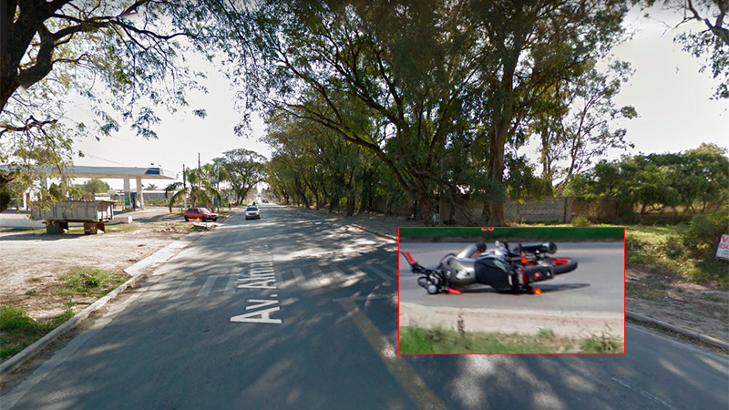 Por la muerte del motociclista quedaron detenidas dos personas.