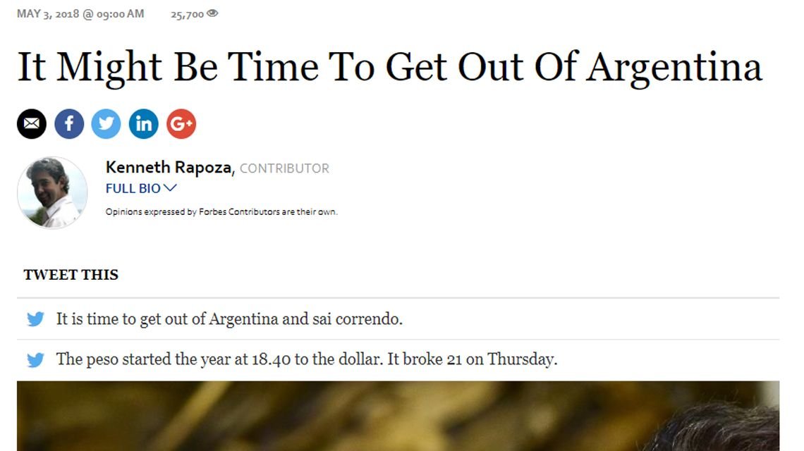 La revista Forbes dijo que 