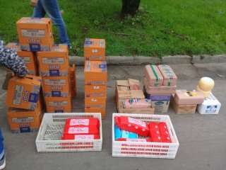Mercadería decomisada.