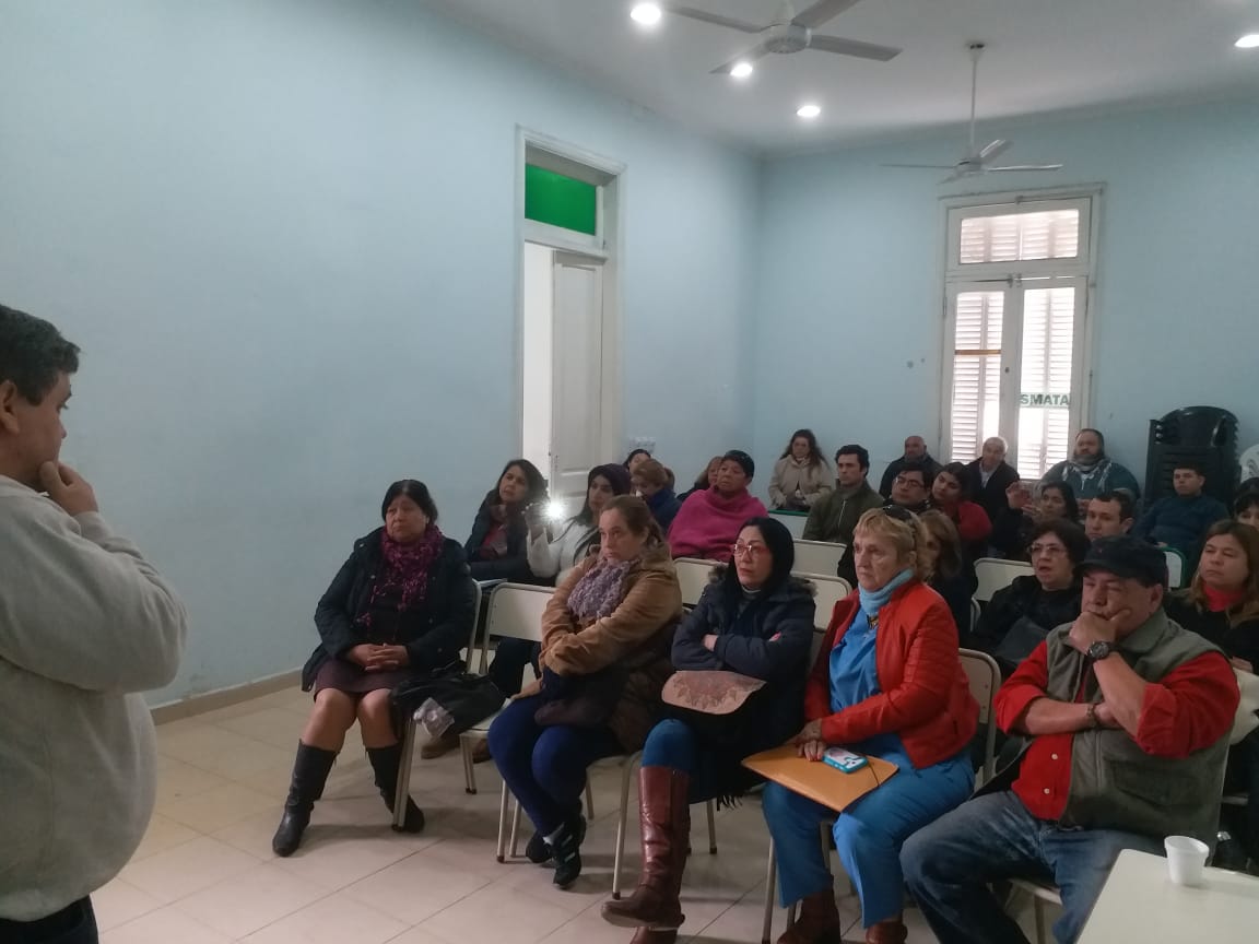 Monzón: “Recorremos la provincia para llevar nuestra propuesta y escuchar a los afiliados”.
