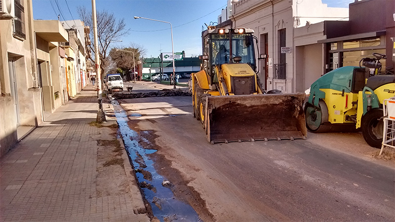 Cortes de tránsito por obras de bacheo