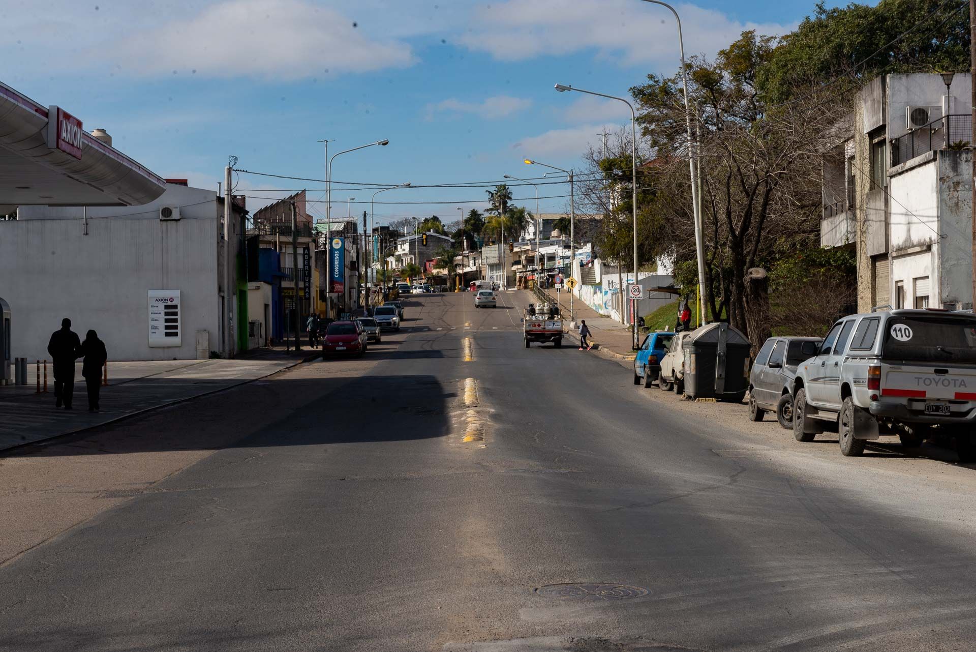 Comenzó este lunes la repavimentación de Laurecena.