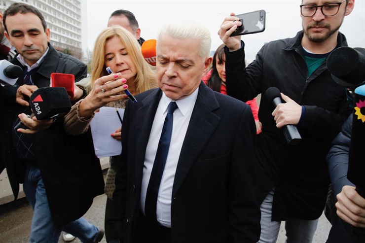 El exjuez declaró en la causa de los cuadernos de las coimas al figurar en las anotaciones de Centeno Fuente: La Nación - Crédito: Ricardo Pristupluk
