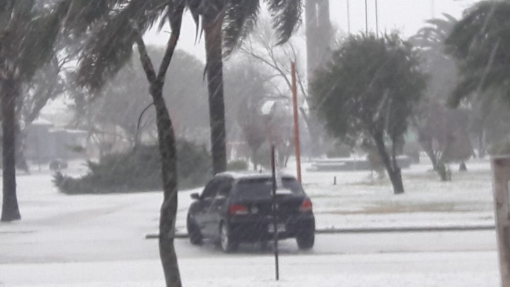 Granizada en Tabossi.