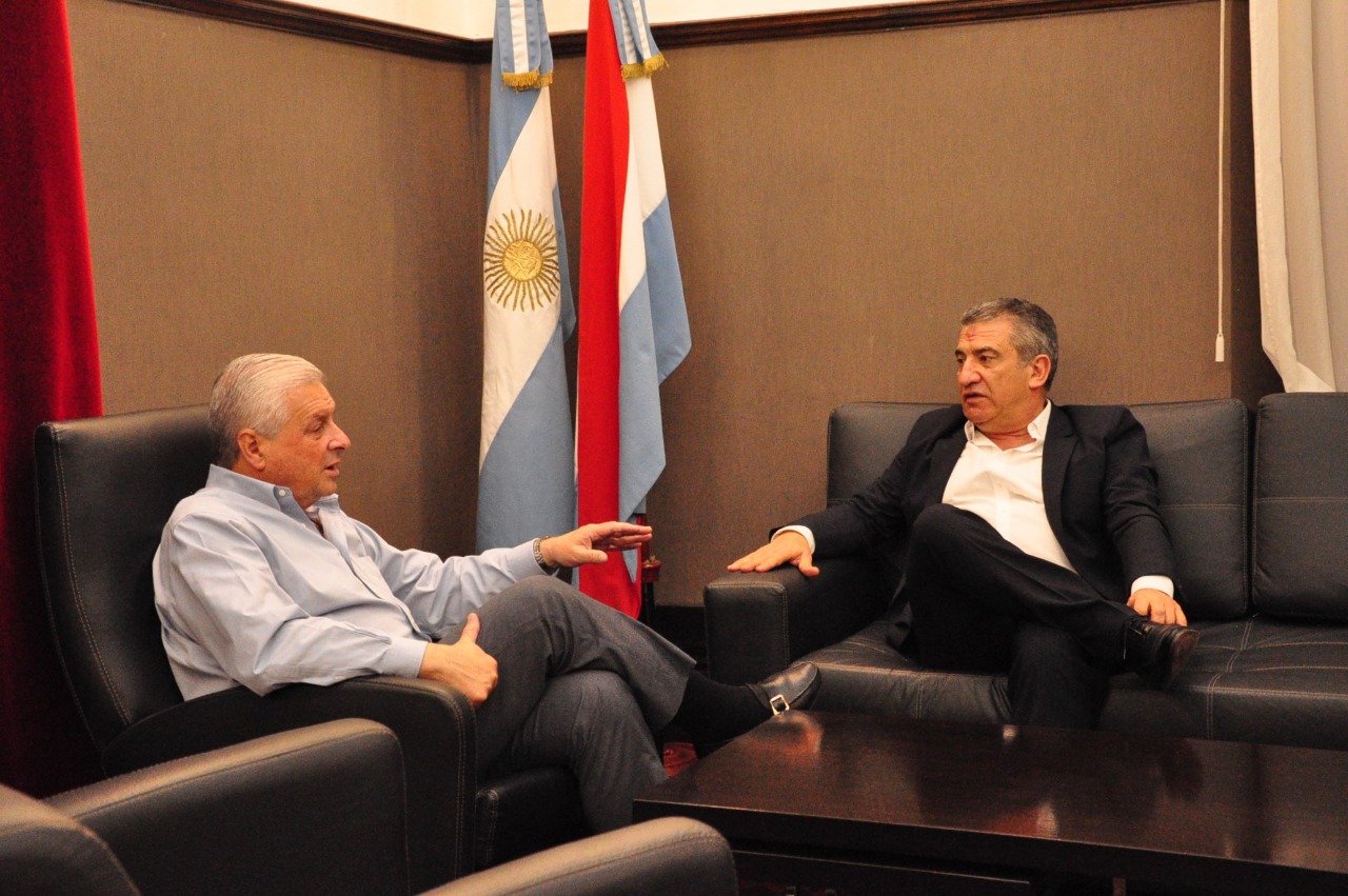 Urribarri y Lauritto, reunidos.
