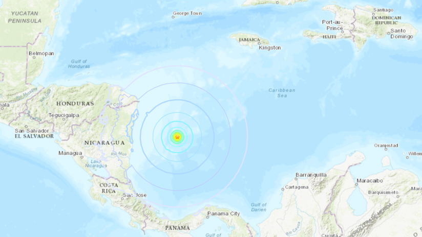 Sismo en la isla colombiana de San Andrés