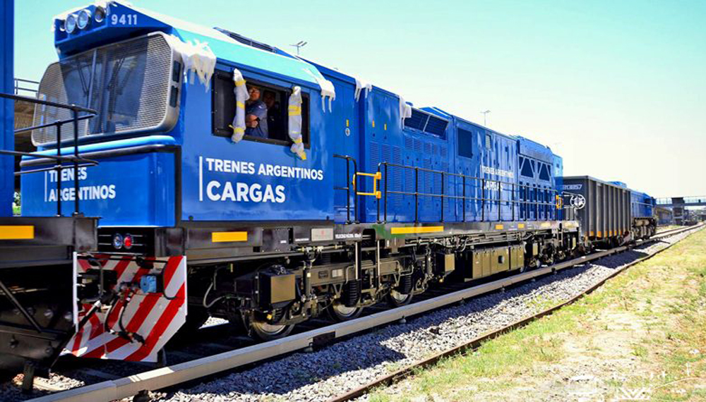 Trenes Argentinos transportó un 78 por ciento más de toneladas que en 2015.