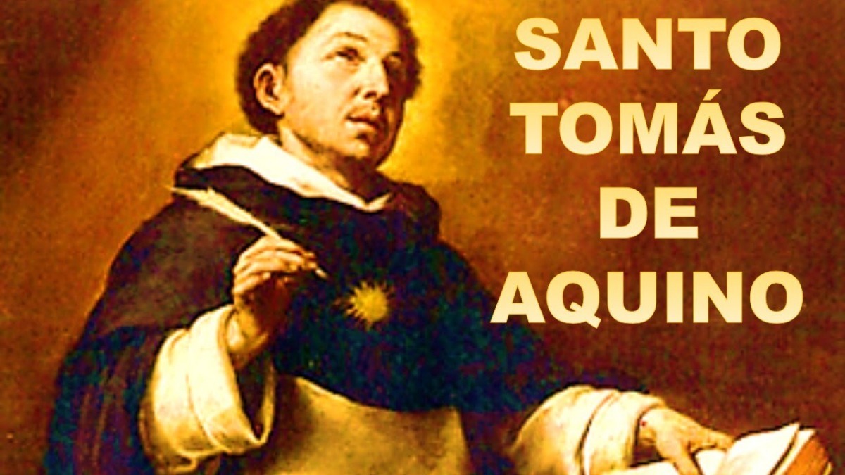 Tomás de Aquino, teólogo y filósofo escolástico católico, declarado doctor y santo por la iglesia.