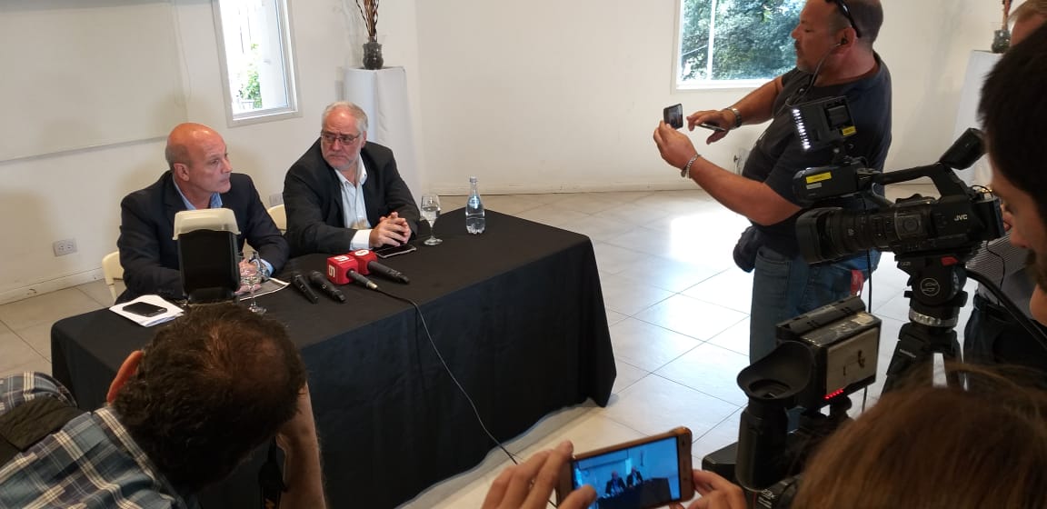 Los abogados de Sergio Varisco, Rubén Pagliotto y Miguel Ángel Cullen. // AIM