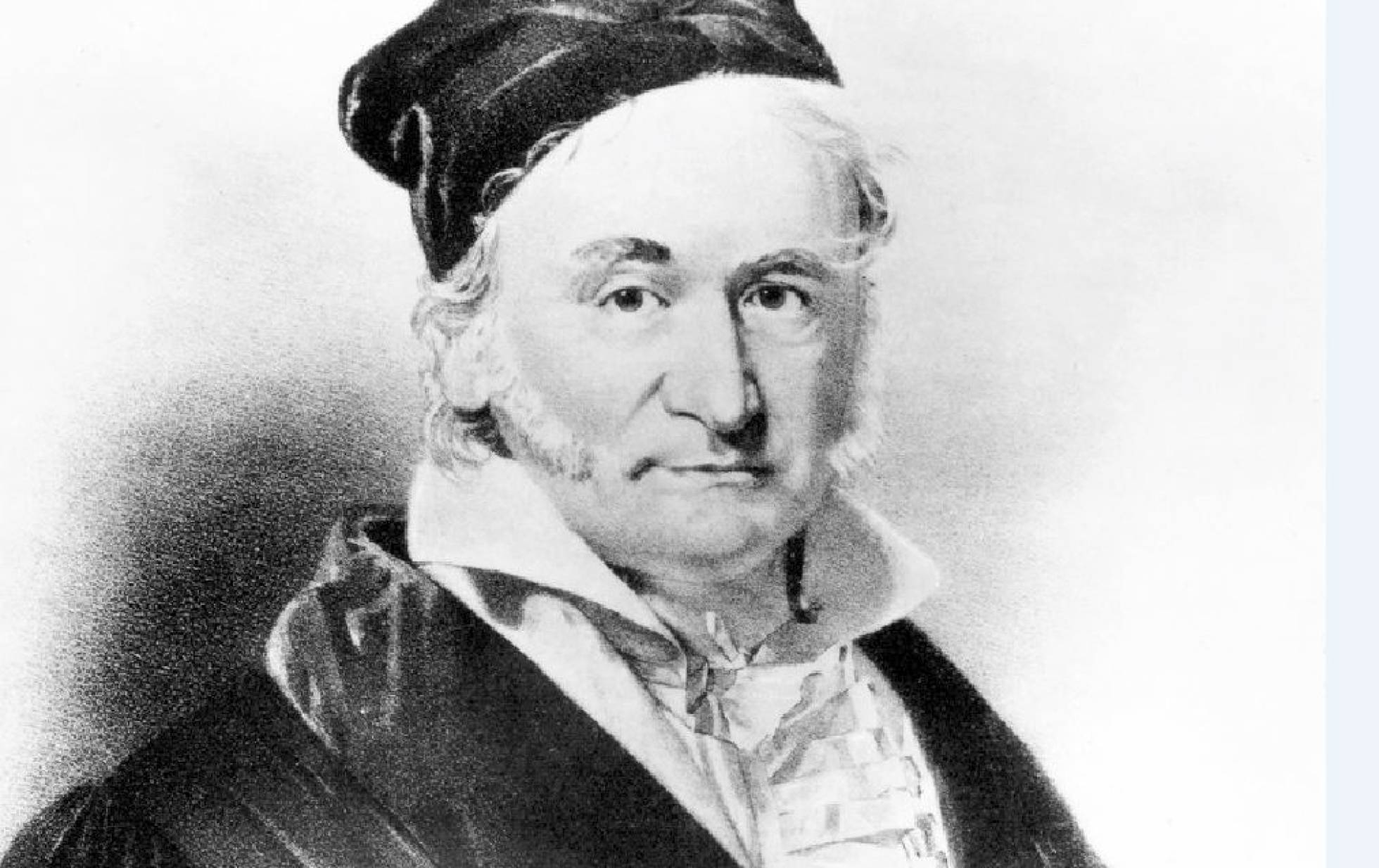 Carl Friedrich Gauss, matemático alemán, uno de los más grandes de todos los tiempos.
