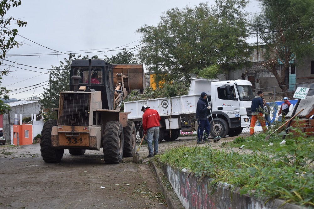 La municipalidad avanza en distintos frentes para limpiar la ciudad.