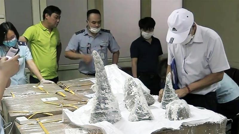 La incautación de 125 kilogramos de cuernos de rinoceronte en Vietnam tiene un valor de 7.5 millones de dólares