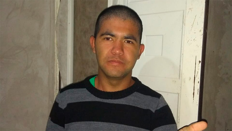 La policía ubicó a Martín Cisneros.