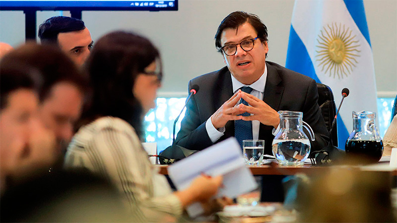 El ministro de Trabajo, Claudio Moroni.