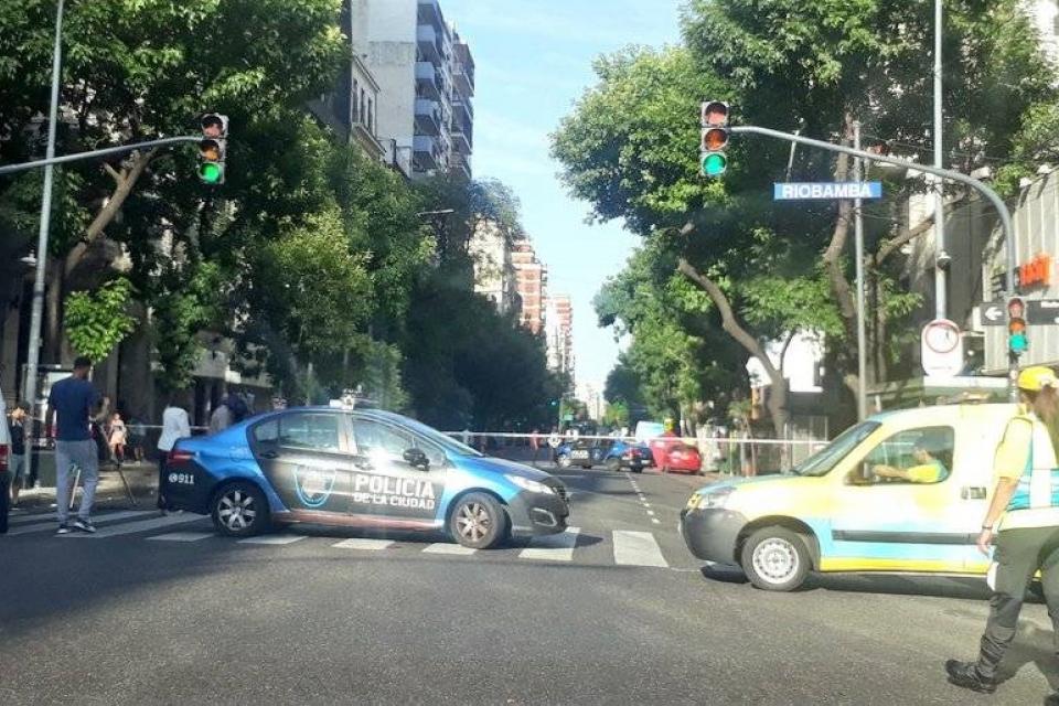 En la zona del hecho hay un corte total al tránsito.<br />Imagen: Twitter
