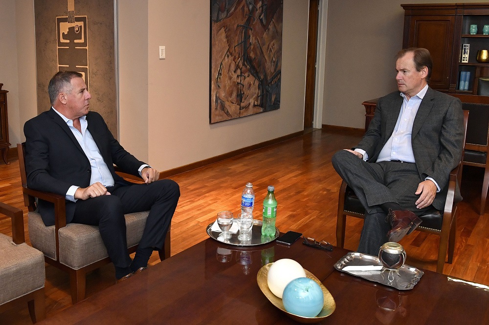 Bordet y Orabona, en la reunión que mantuvieron en Buenos Aires.