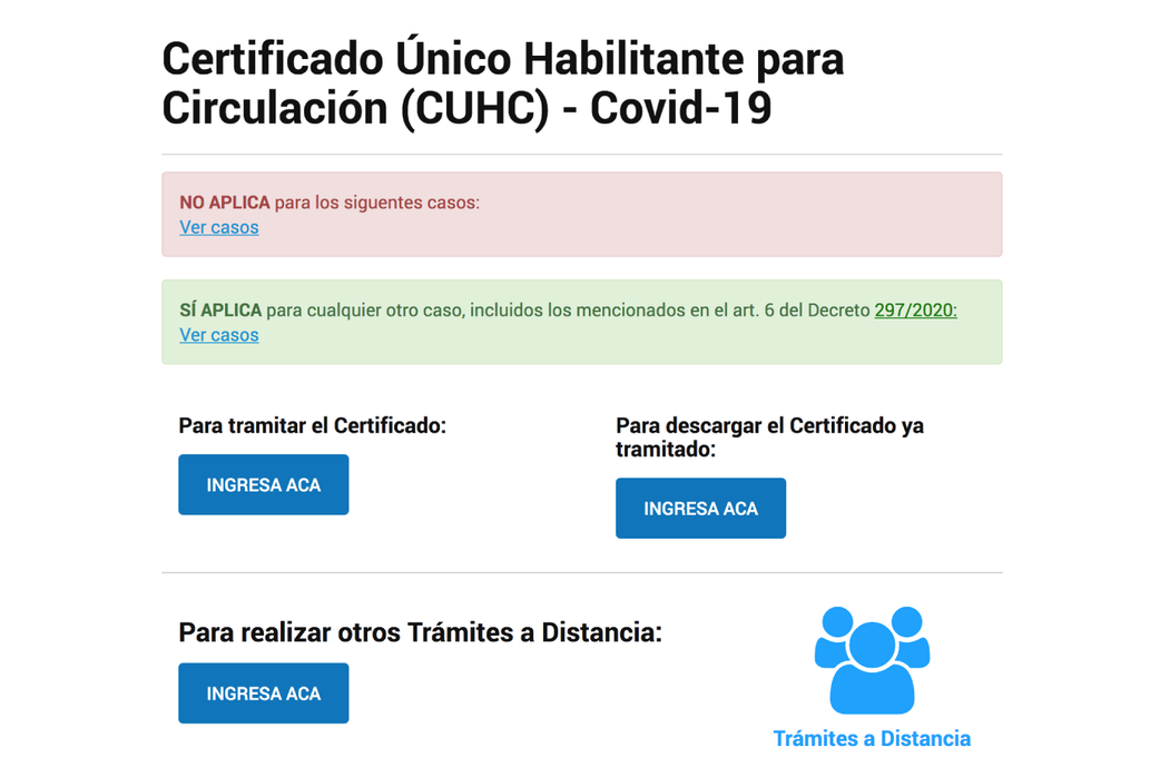 Coronavirus en Argentina: Desde mañana rige el nuevo permiso de circulación