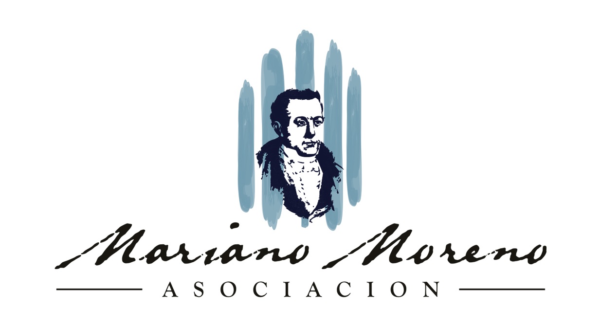 Mariano Moreno, en el logo de la señera Asociación cultural.