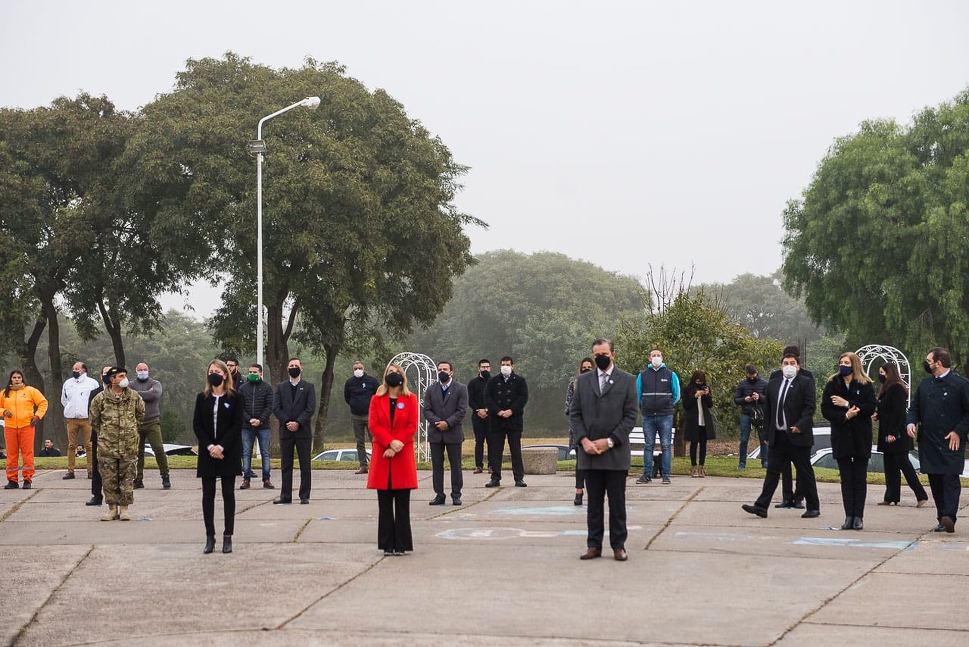 Acto por el día de la Bandera en Paraná