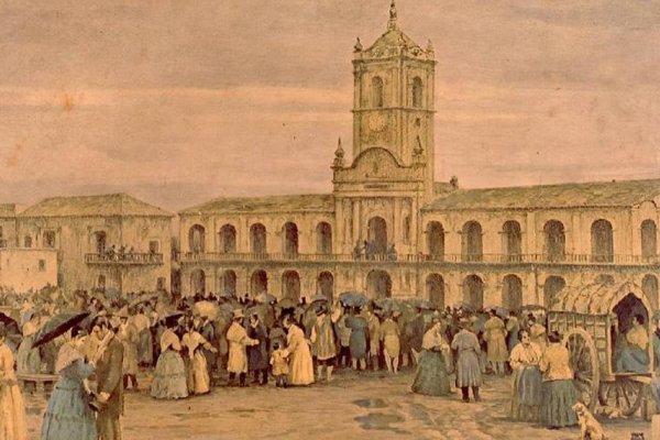 El pueblo en la calle, el 25 de mayo de 1810.