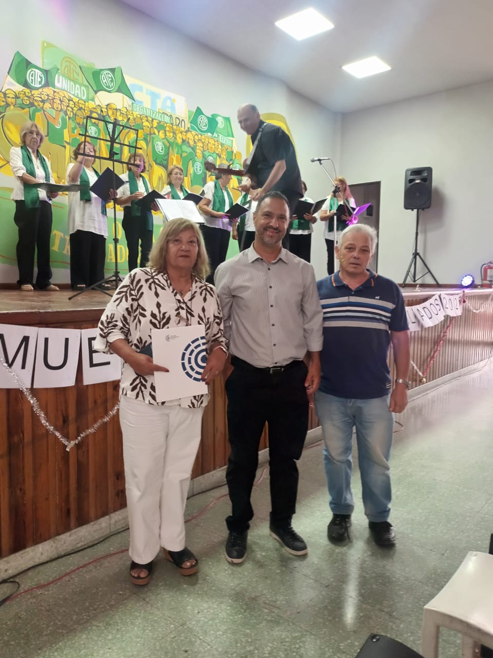 El actividad tambi&eacute;n cont&oacute; con la presencia del concejal M&aacute;ximo M&iacute;guez.