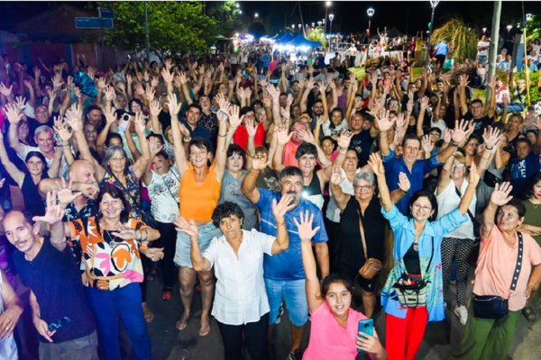 Con una gran convocatoria se desarrolló el Festival Popular en el Parque Lineal Sur
