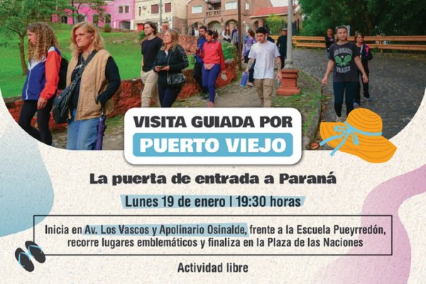 La Puerta de entrada a Paraná: visita guiada por Puerto Viejo