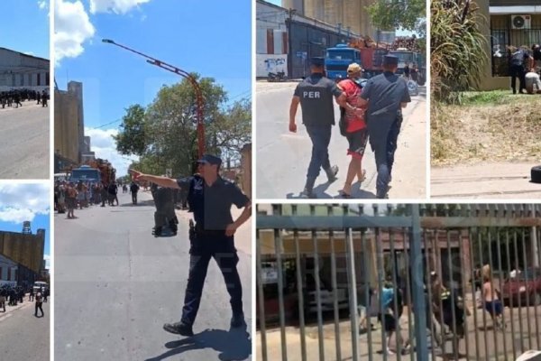 Reprimen trabajadores en Concepción del Uruguay