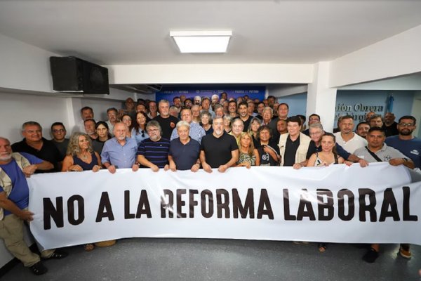 Reforma laboral: el frente sindical combativo hará un paro con movilización cuando el proyecto se trate en Diputados