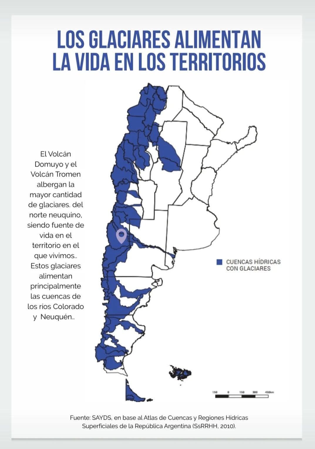 Los glaciares alimentan la vida en los territorios.