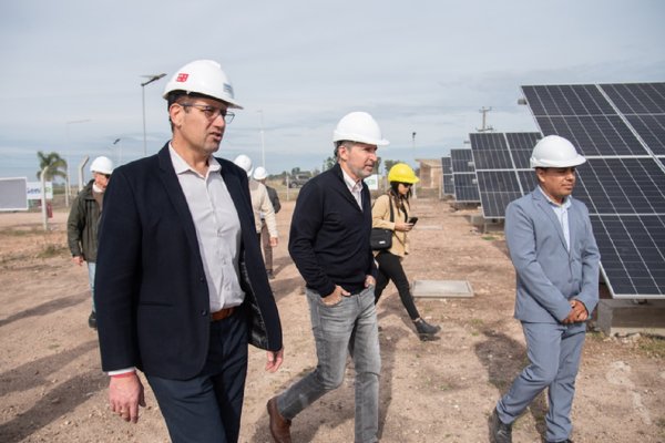 Inauguraron en Arroyo Barú un parque solar con una inversión de 600 millones de pesos