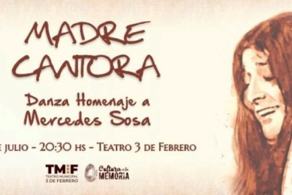 Regresa &ldquo;Madre Cantora&rdquo;, el espectáculo que danza a Mercedes Sosa