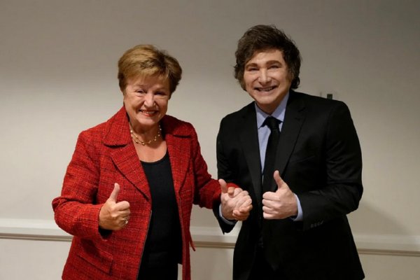 Kristalina Georgieva le hace marca personal a Milei