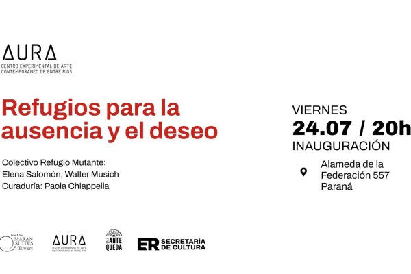 Inauguran una nueva exposición de arte contemporáneo entrerriano en Aura